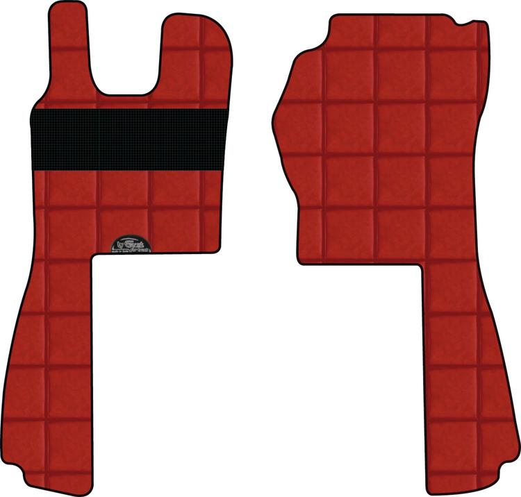 Mattor passande R-serien Röd -09