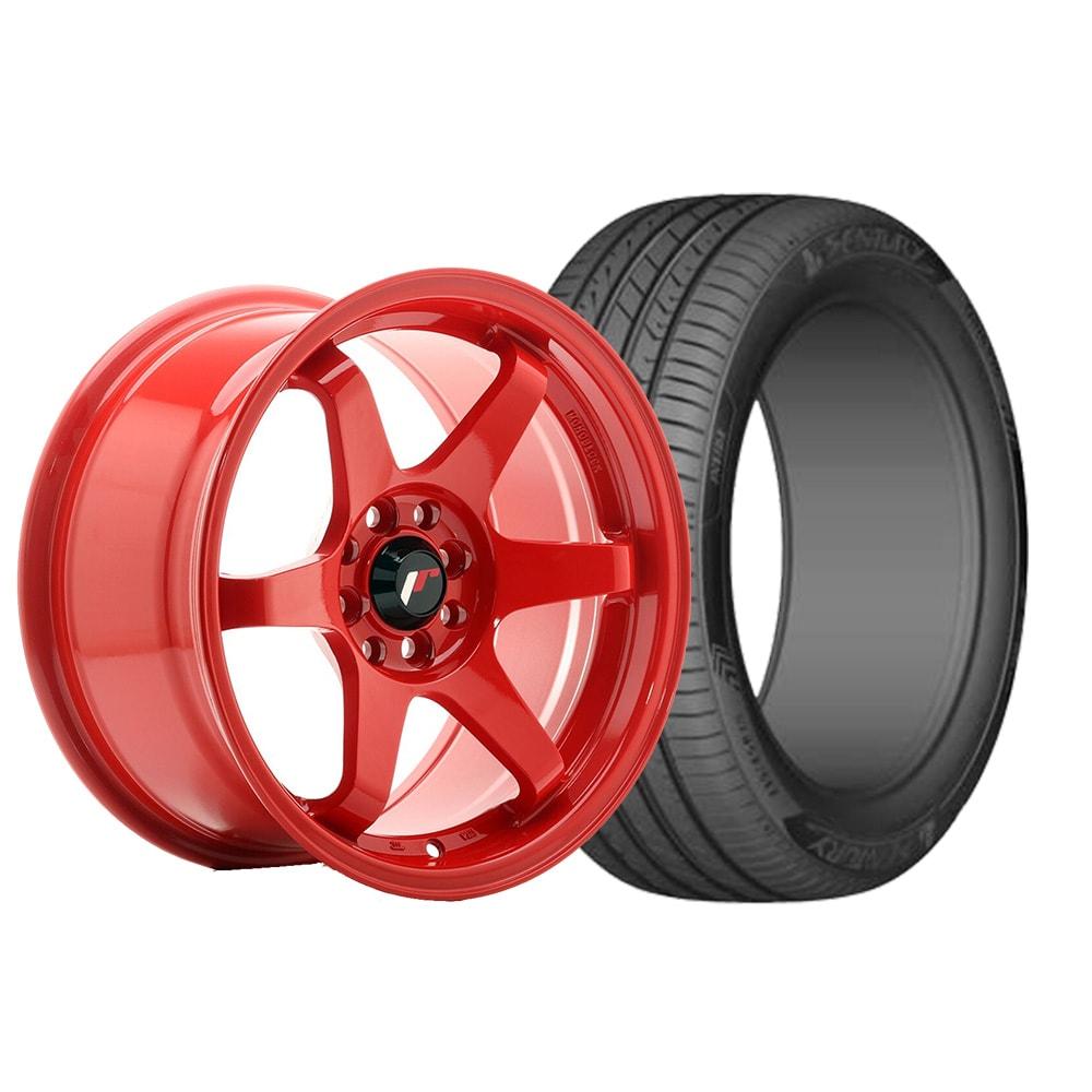 Complete wheel set of JR3 Red