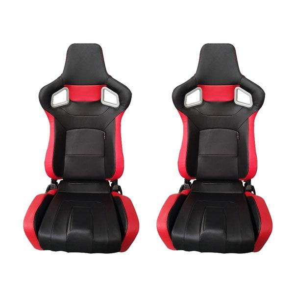 Sporttituolit  TYP RS6 Musta /Punainen
