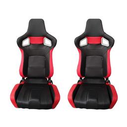 Sporttituolit  TYP RS6 Musta /Punainen