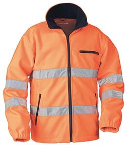 high visibility jacket in fleece EN471 class 3