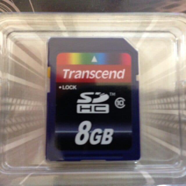 SD minneskort 8GB