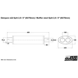 Steel Silencer Split