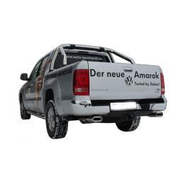 Sport exhaust system for VW Amarok 4WD