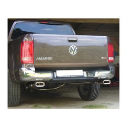 Sport exhaust system for VW Amarok 4WD