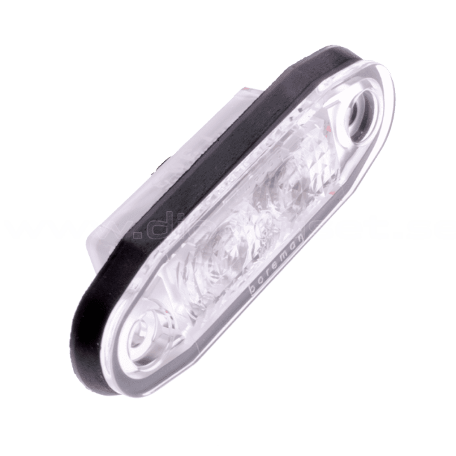 Boreman LED RÖD Sidomark