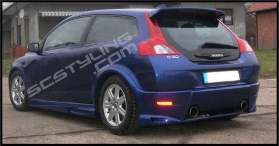 Stötfångare nedre del bak som passar Volvo C30
