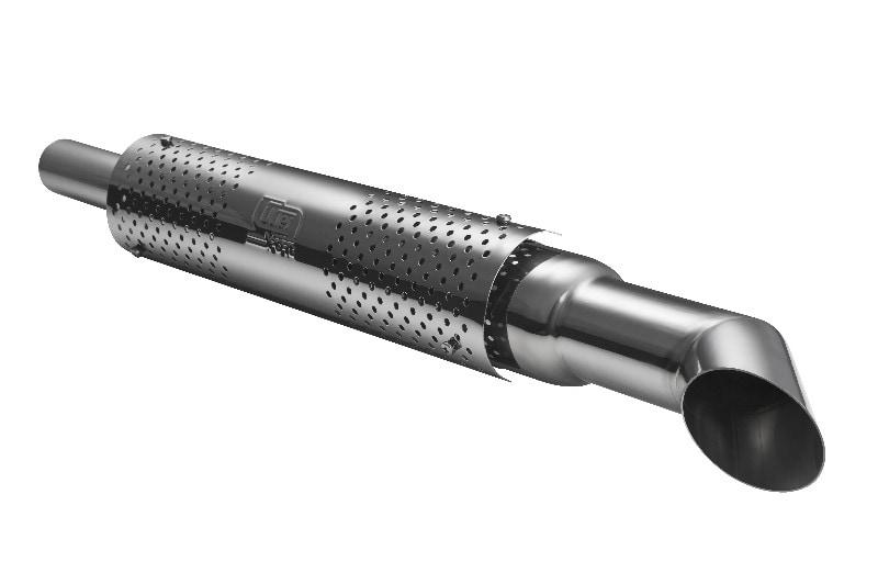 Loppuäänen vaimennin sivuasennus ovenkynnykseen