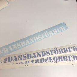 Dekal #DANSBANDSFÖRBUD