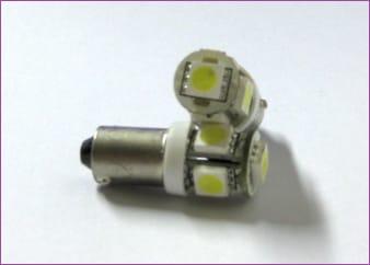 BA9S LED SMD Blå