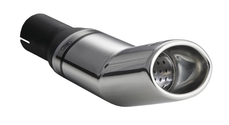 Endpipe single 95x65x170mm