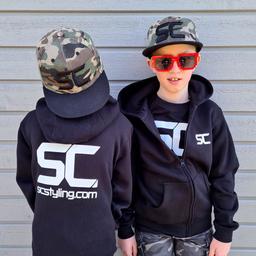 Hoodie sort Small - SC Styling