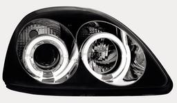 Headlights TOYOTA YARIS 98-04 2 X ´ANGEL EYES´ Black