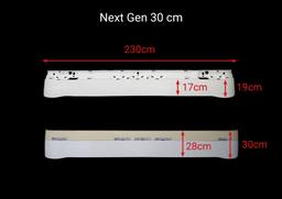 Solskydd passar Scania Nextgen 2017- S/R/G. 30cm  7 pos