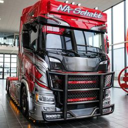 Solskydd passar Scania Nextgen 2017- S/R/G. Flat, 30cm 5pos