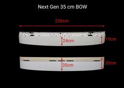 Solskydd passar Scania Nextgen 2017- S/R/G. BOW, 35cm 5pos