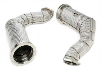 TA Technix downpipe med värmesköld Audi 4.0l V8