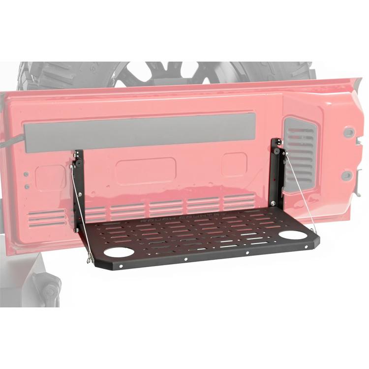 Nedfällbart bakluckebord i aluminium ROUGH COUNTRY Wrangler JK 4-dörrars 2007-2018