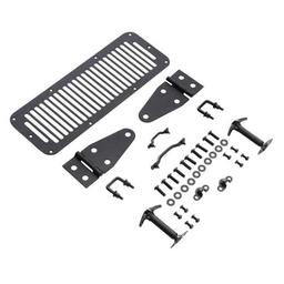 Motorhuvskit i svart stål SMITTYBILT Jeep Wrangler YJ 1987-1995 - 3