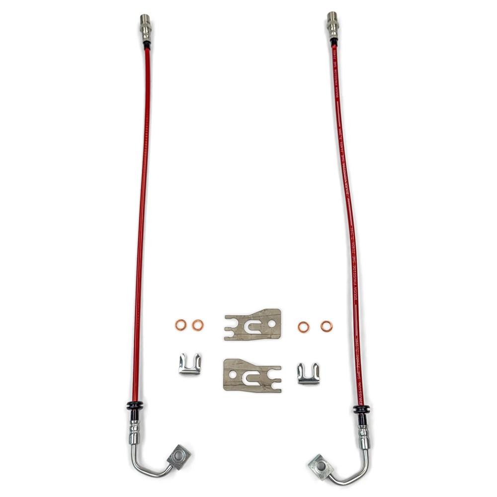 Bak HD bromsledningar sats 24" Clayton höjning 0-5" 392, 4xe, XR