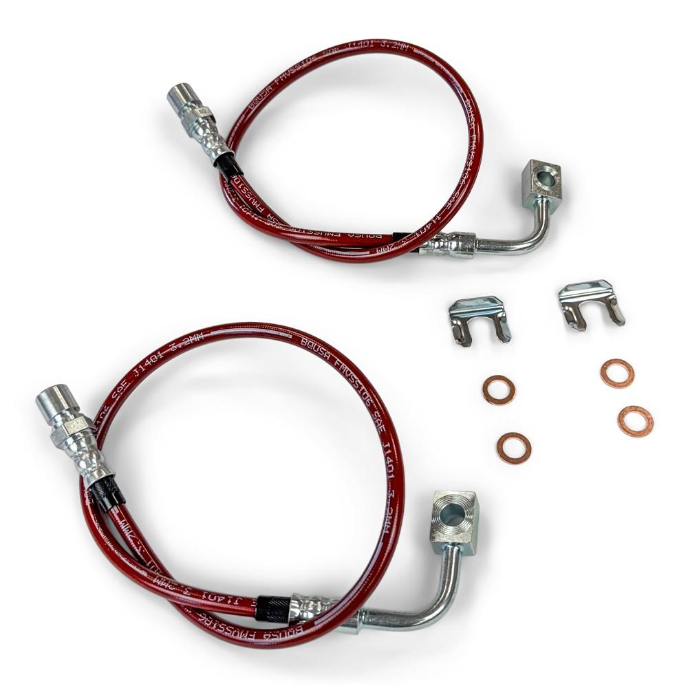 Bak HD bromsledningar sats 22" Clayton höjning 0-5" Jeep Gladiator JT 2020-present