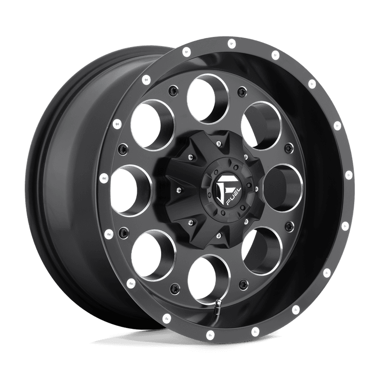 Fälg D525 REVOLVER Matte Black Milled 17x9 ET1