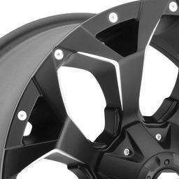Fälg D546 Assault Matte Black 17x9 ET-12 - 2