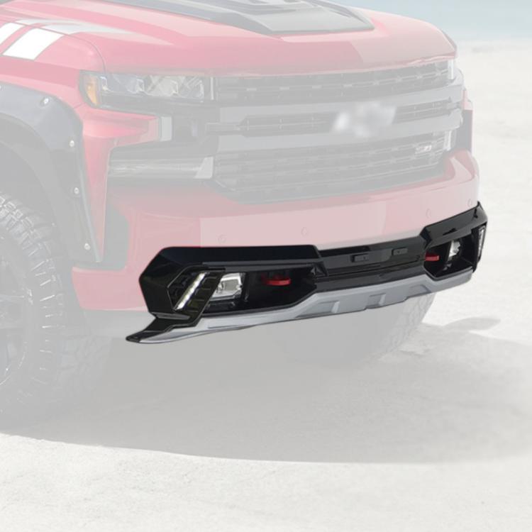 Stötfångarskydd fram med LED-varselljus AIR DESIGN Chevrolet Silverado 1500 2019-2021