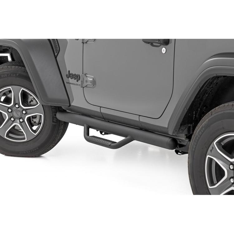 Sidesteps svart Rough Country