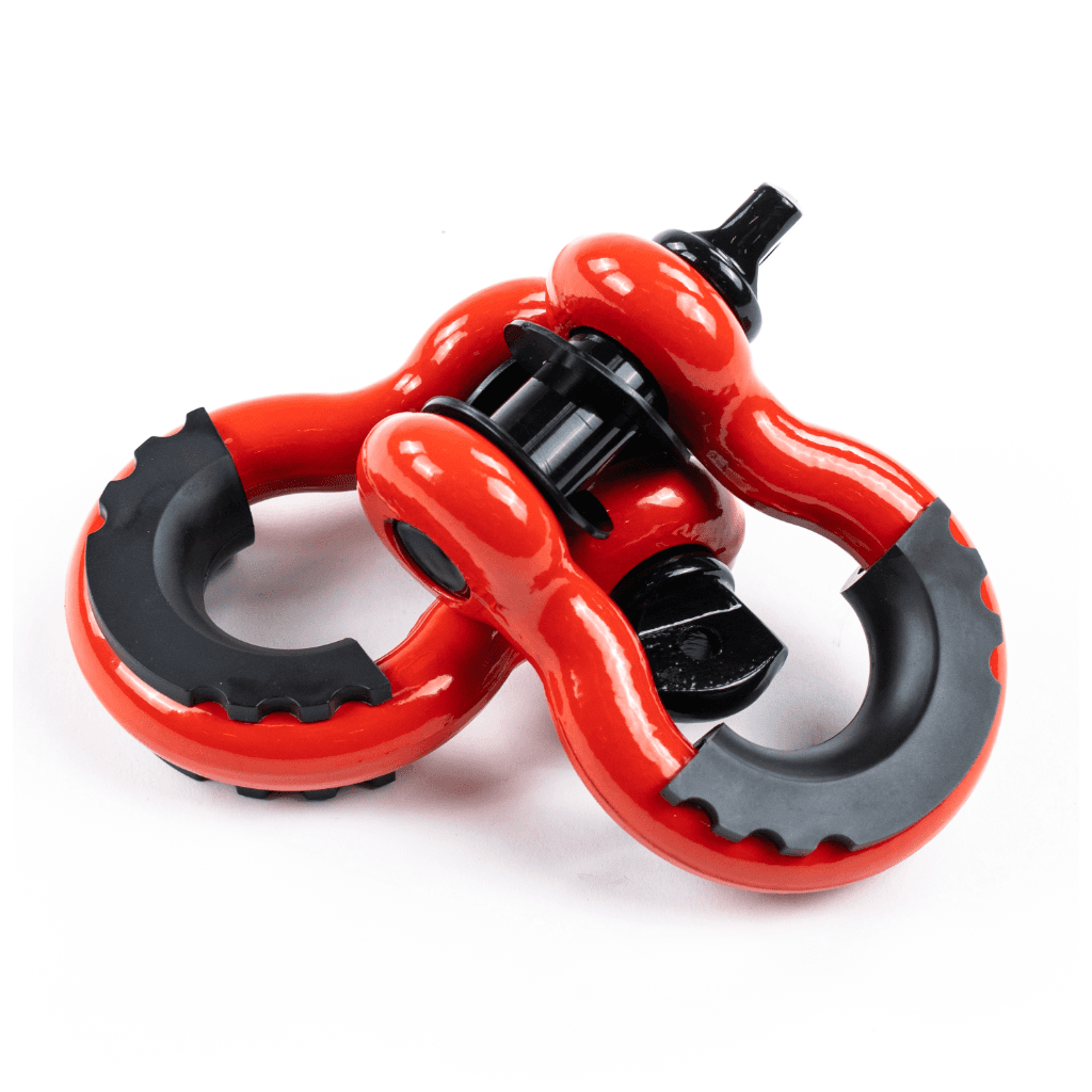 D-ringschacklar röd OFD 3/4"