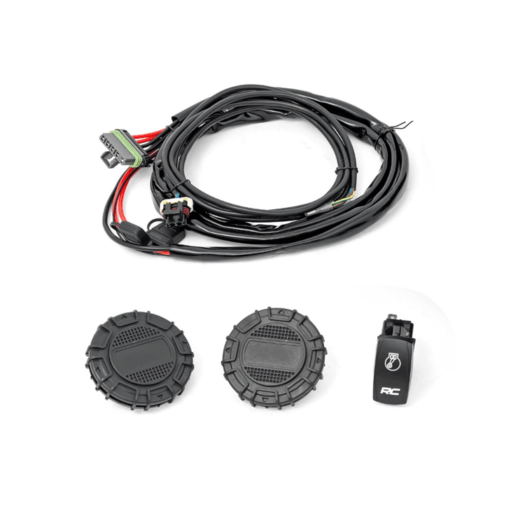 Fast monterad luftkompressor med dubbla motorer 12V universal