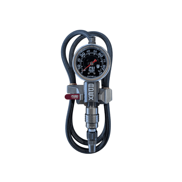 Precisionsdäckpåfyllare 0-90 PSI universal