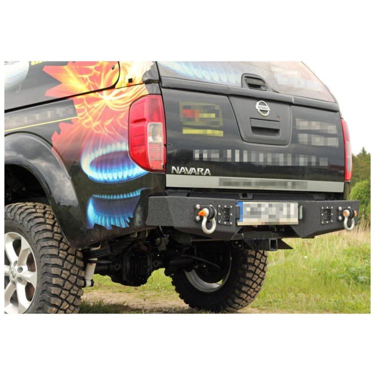 Bakre stötfångare i stål MorE 4x4 Nissan Navara D40 2005-2015