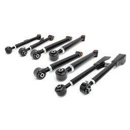 Justerbar länkarmssats Rough Country X-Flex för höjning 0-6,5" för Jeep Wrangler TJ 1997-2006 m.fl.