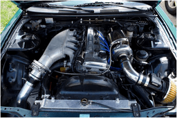 Aluminiumkylare Mishimoto som passar Nissan 240SX KA Engine 1995-1998 - 7