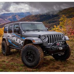 Justerbar lång länkarmssats TeraFlex Alpine för höjning 3-6" för Jeep Wrangler JL 2-dörrars 2018- m.fl. - 2