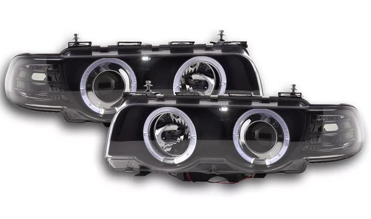 Angel Eyes Svarta BMW E38