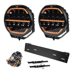Paketpris 2-pack OZZ XR2 P9 Svart extraljus
