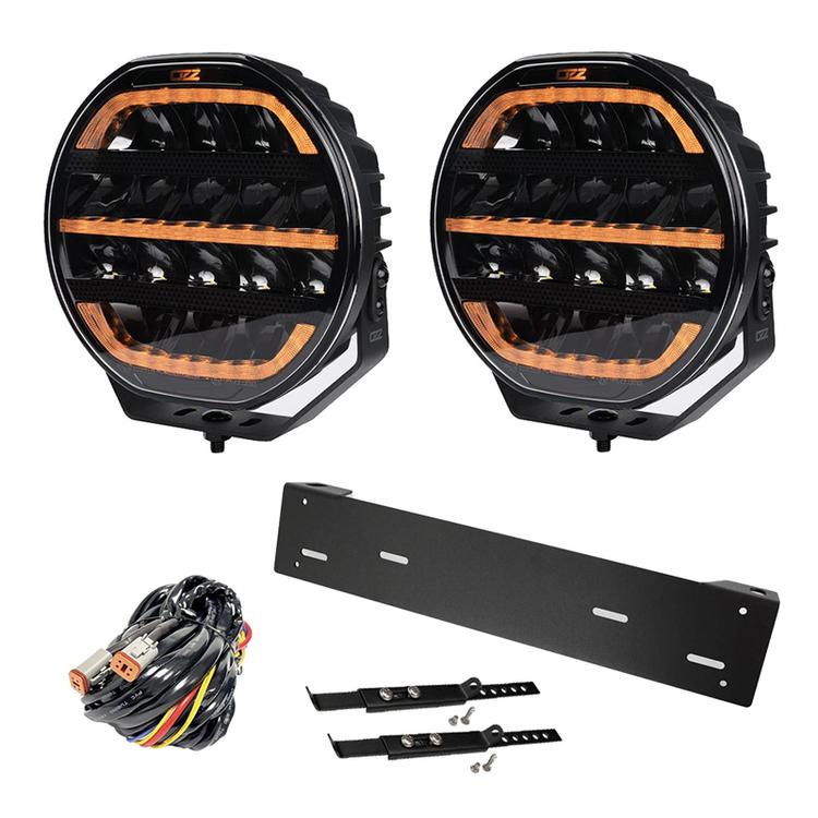 Paketpris 2-pack OZZ XR2 P9 Svart extraljus