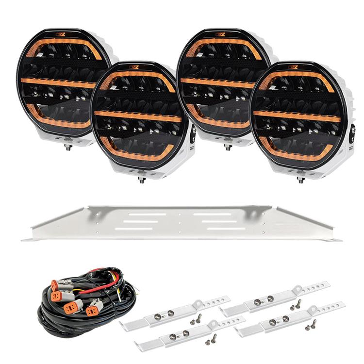 Paketpris 4-pack OZZ XR2 P7 Vitt extraljus