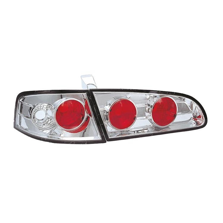 Baklampor krom Seat Ibiza 02-
