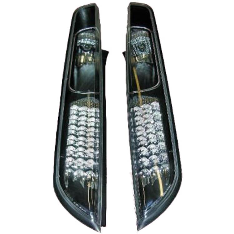 Baglygter Sort LED Focus 04-08