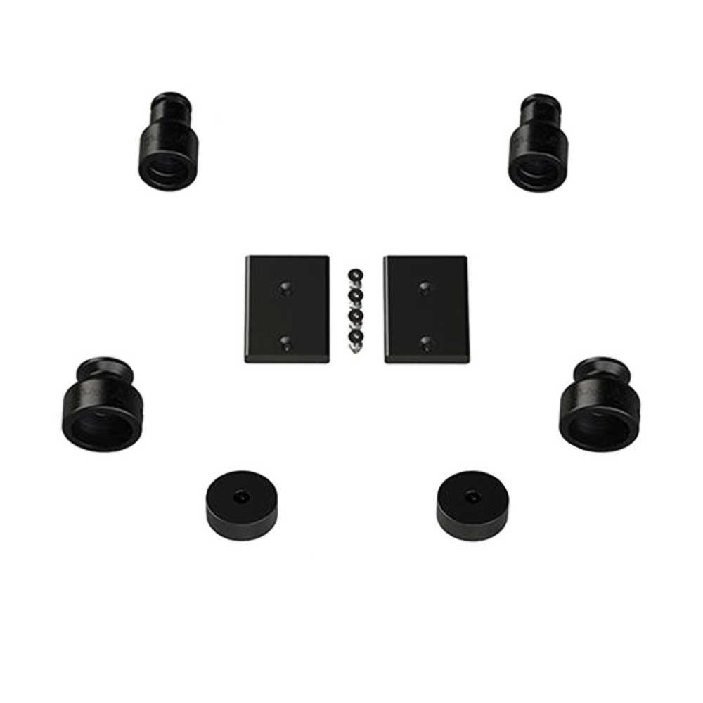 Främre och bakre genomslagsstopp förlängning sats TeraFlex höjning 4" för Jeep Wrangler JK 2-dörrars 2007-2018 m.fl.