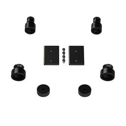 Främre och bakre genomslagsstopp förlängning sats TeraFlex höjning 4" för Jeep Wrangler JK 2-dörrars 2007-2018 m.fl.