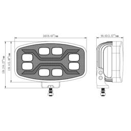 LED strålkastare/Position 1,5 W, 12 W, 54 W