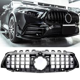 Blanksvart Sportgrill GT-Optik Mercedes W177