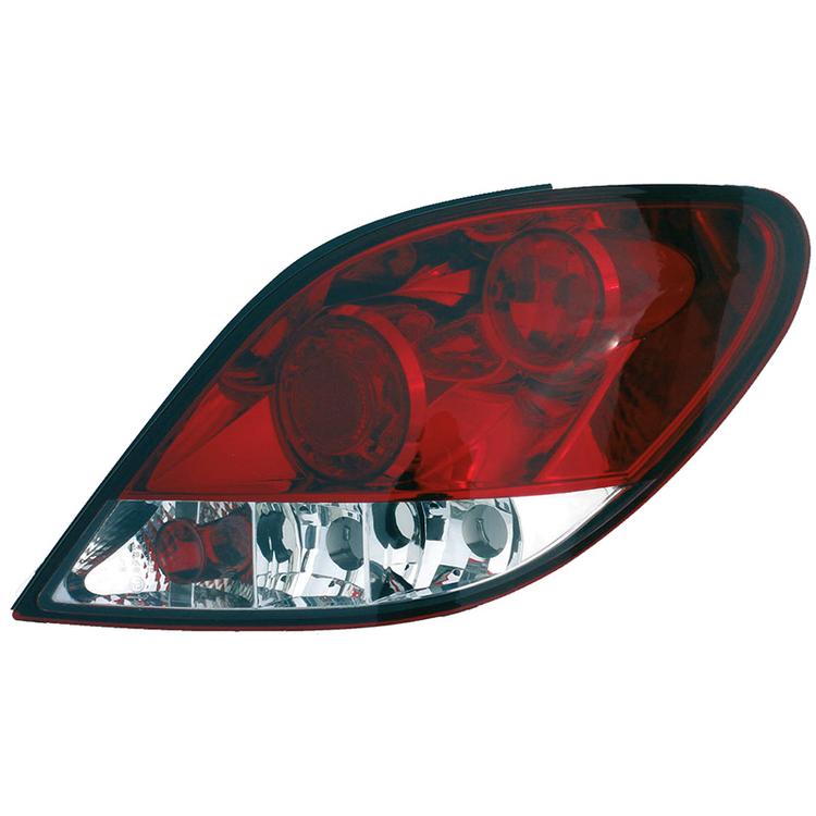 Baklampor Röd/Klara Peugeot 207