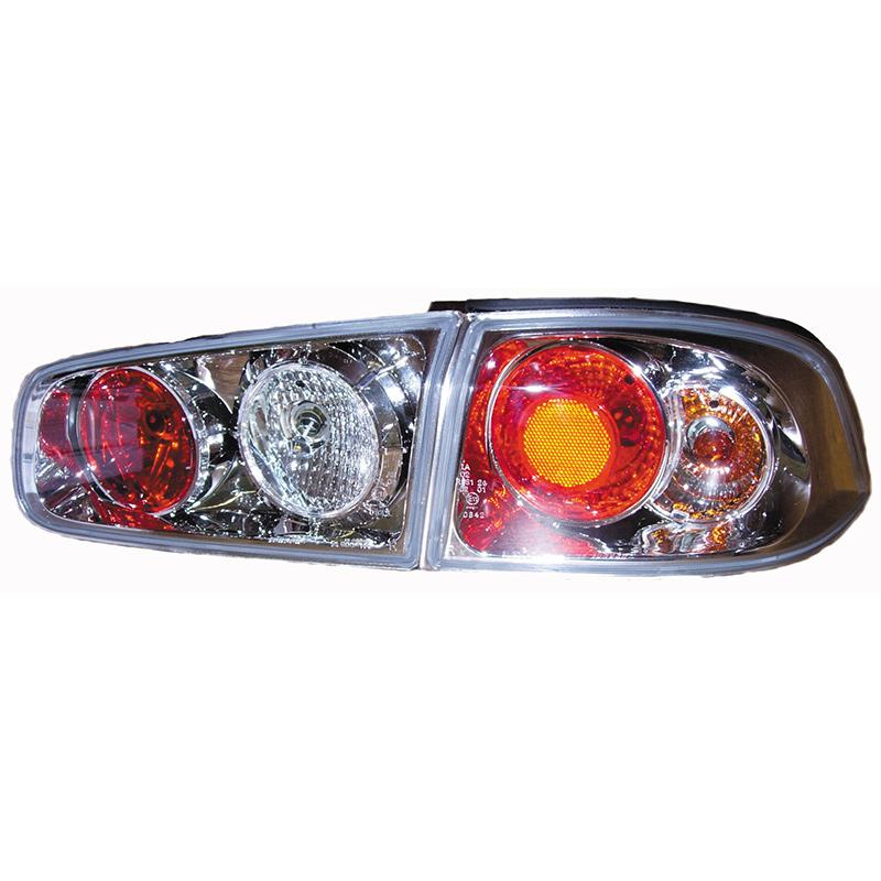 Baklampor krom Renault Laguna 01-05