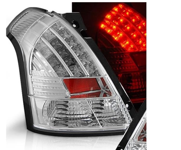 Baklampor LED Krom Suzuki Swift