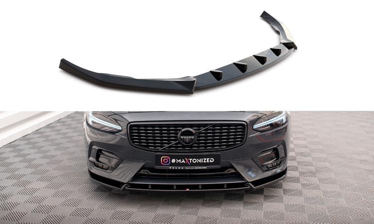 Blanksvart Cupspoiler Fram som passar Volvo V90/S90 R-Design